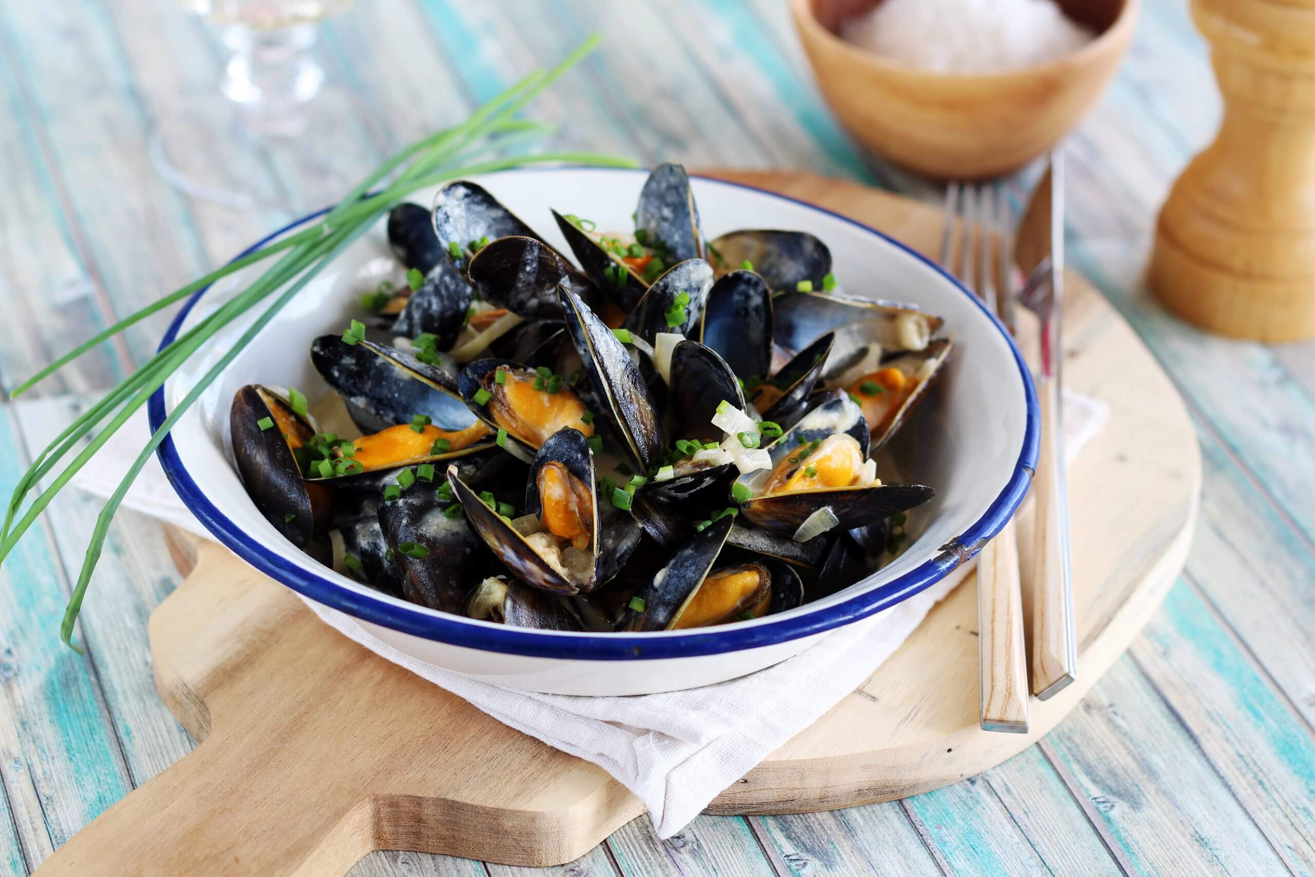 moules a la creme de cidre